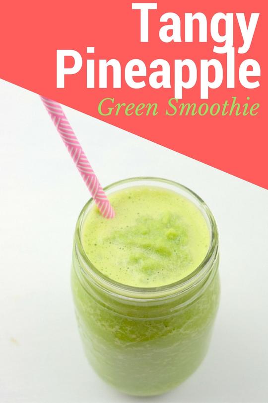 Tangy Pineapple Green Smoothie