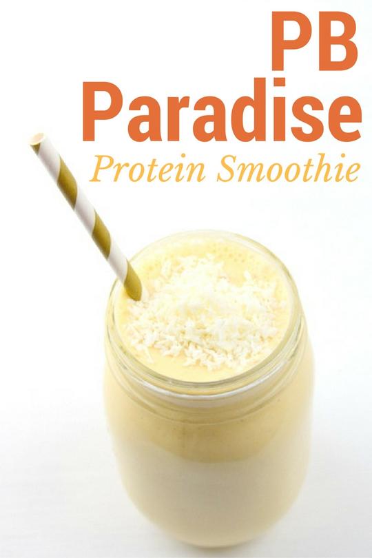 Peanut Butter Paradise Protein Smoothie