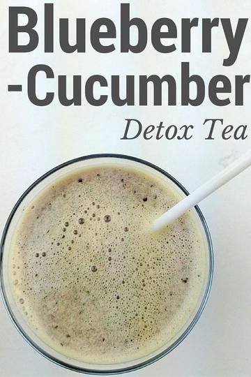 Blueberry Cucumber Detox Tea