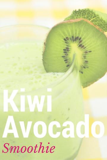 Kiwi Avocado Grass-Fed Protein Smoothie