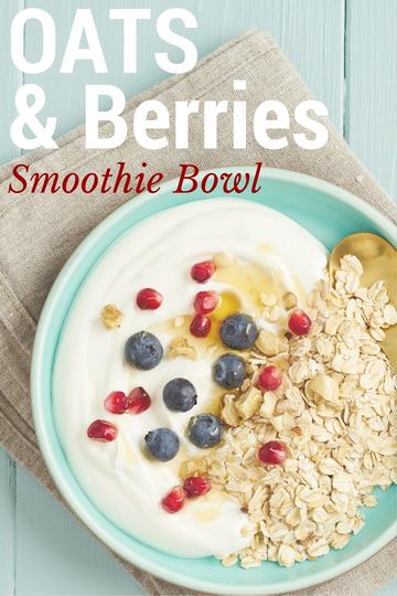 Oats & Berries Smoothie Bowl