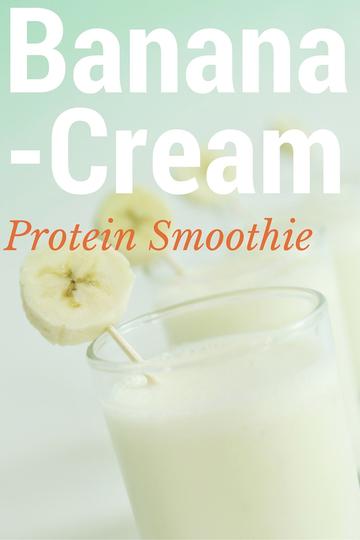 Banana Cream Protein Smoothie