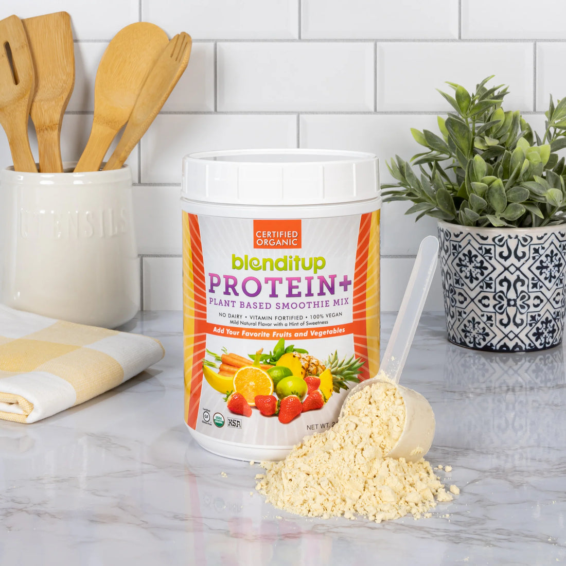 Power Up with Organic, Unflavored Protein Powder: A Convenient Way to Boost Your Protein Intake