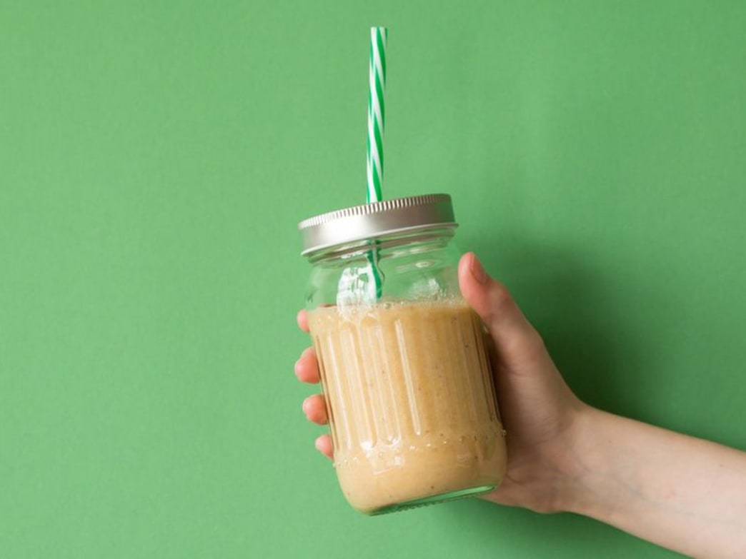 Refuel With This Protein-Packed Peanut Butter And Jam Smoothie Recipe