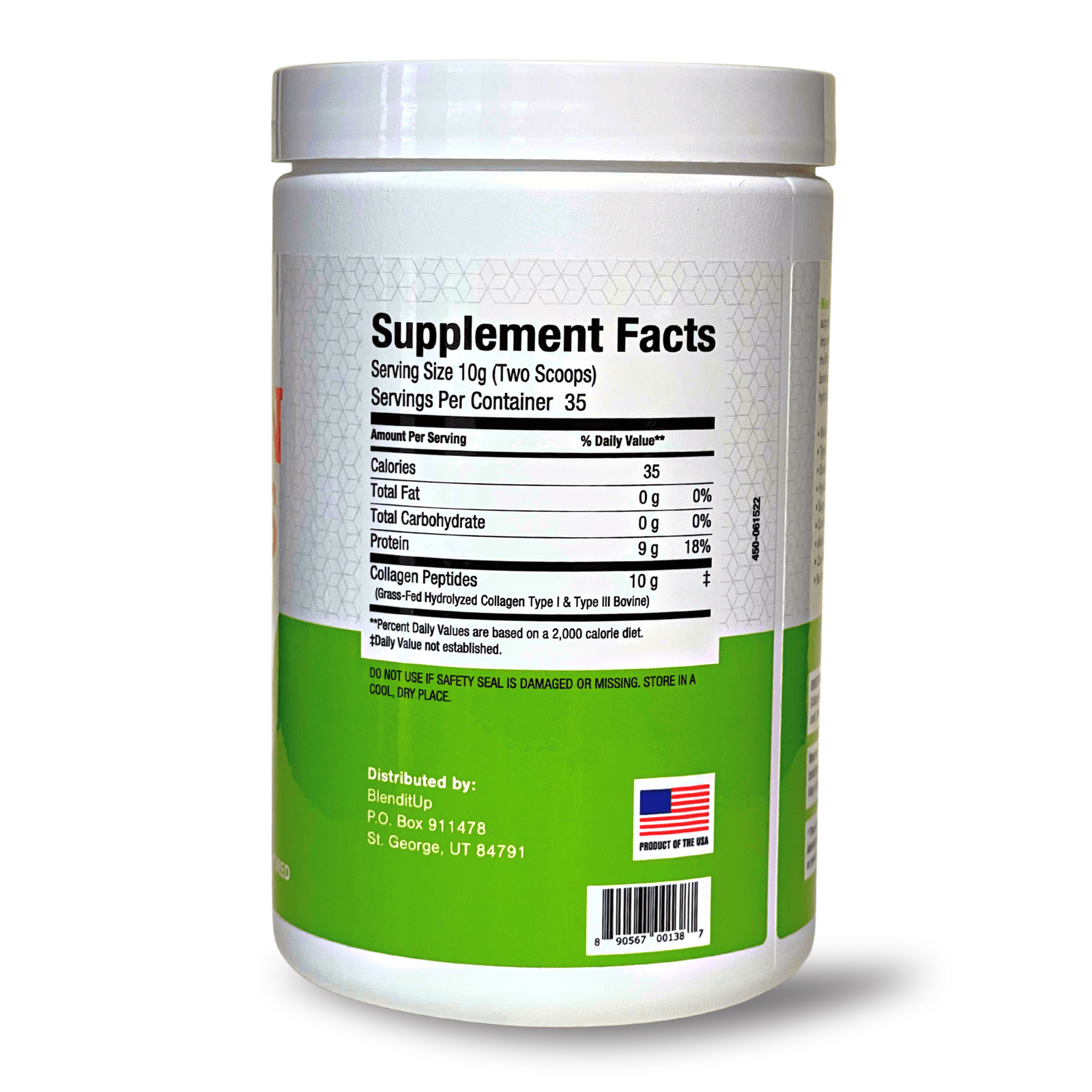 Grass-Fed Collagen Peptides Powder Plain