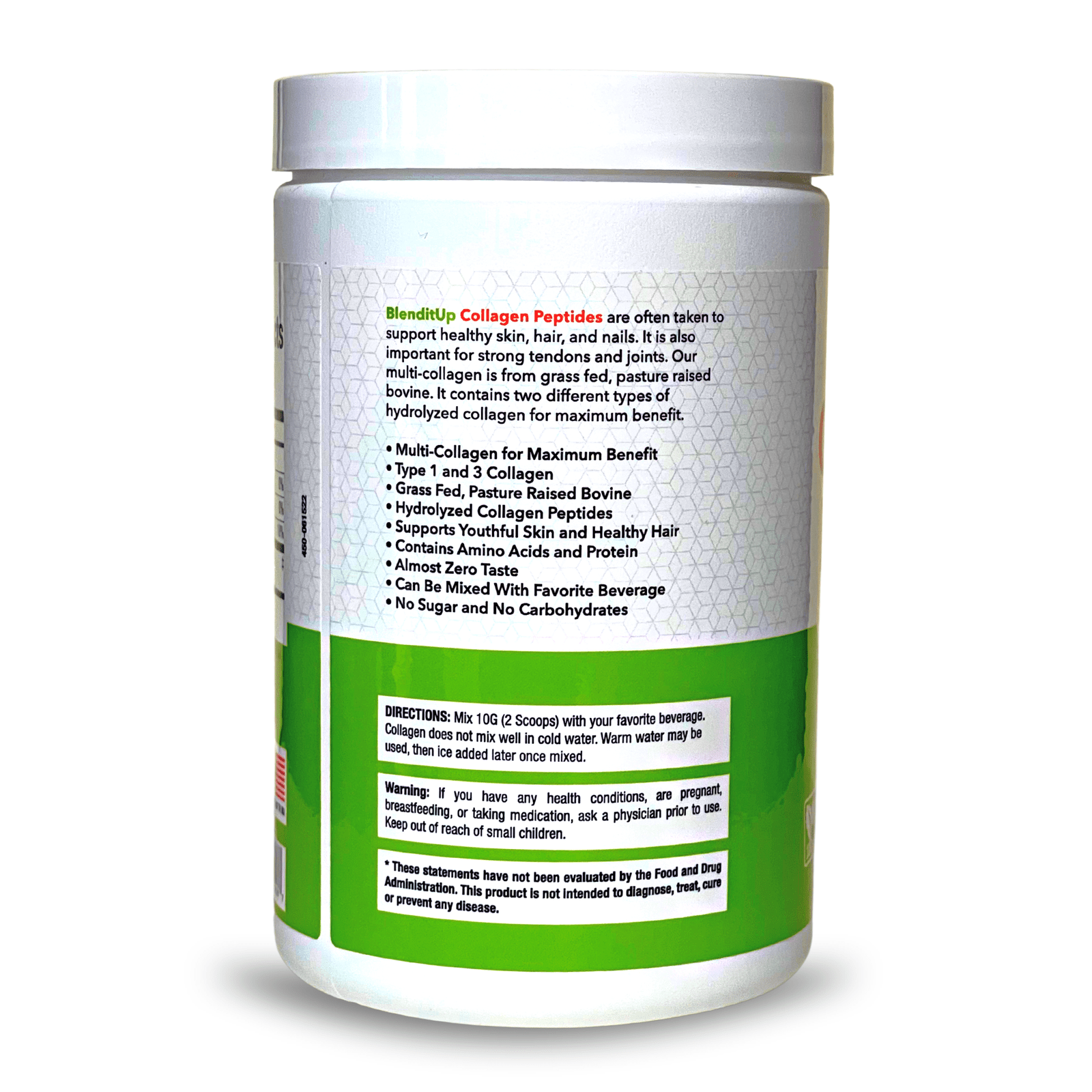 Grass-Fed Collagen Peptides Powder Plain